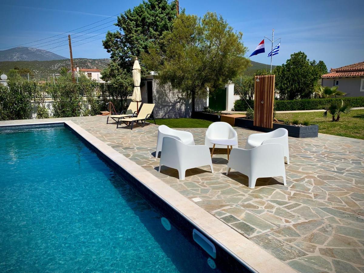 Villa Hylas Luxury Bed & Breakfast Kilada Bagian luar foto